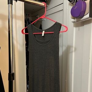 Xhilaration Charcoal Gray Maxi Dress